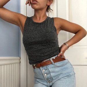 Dark Heather Gray Tank